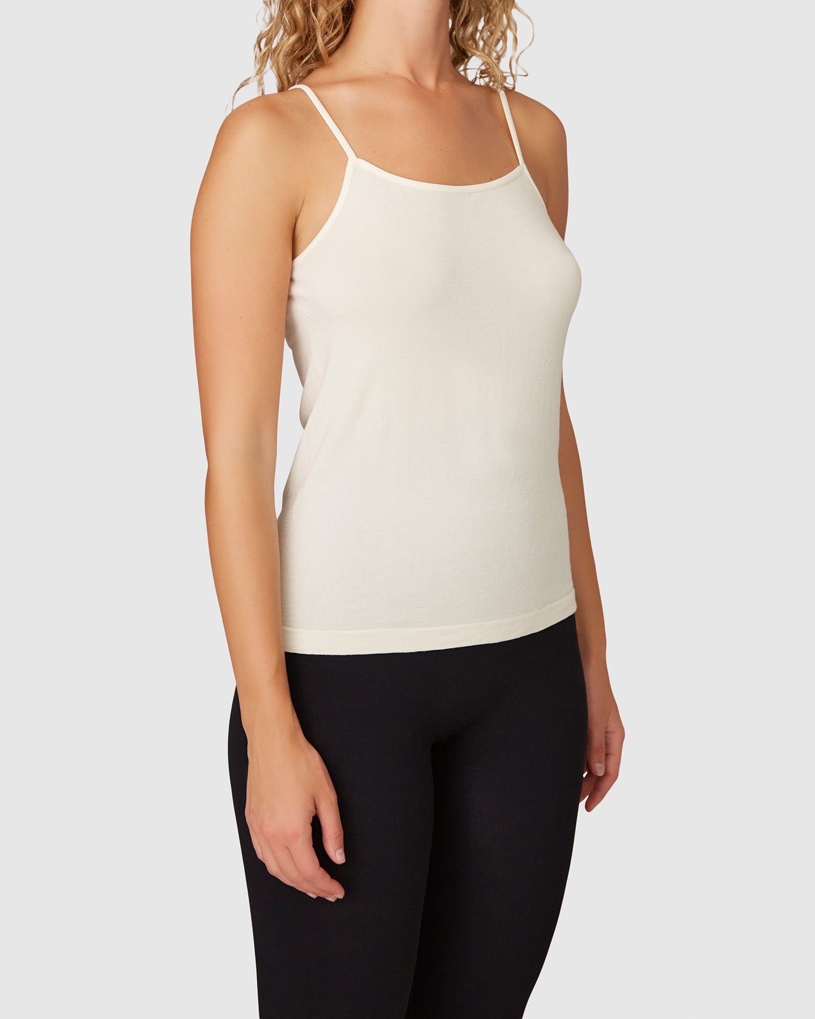 EMMY CASHMERE SINGLET, Ivory