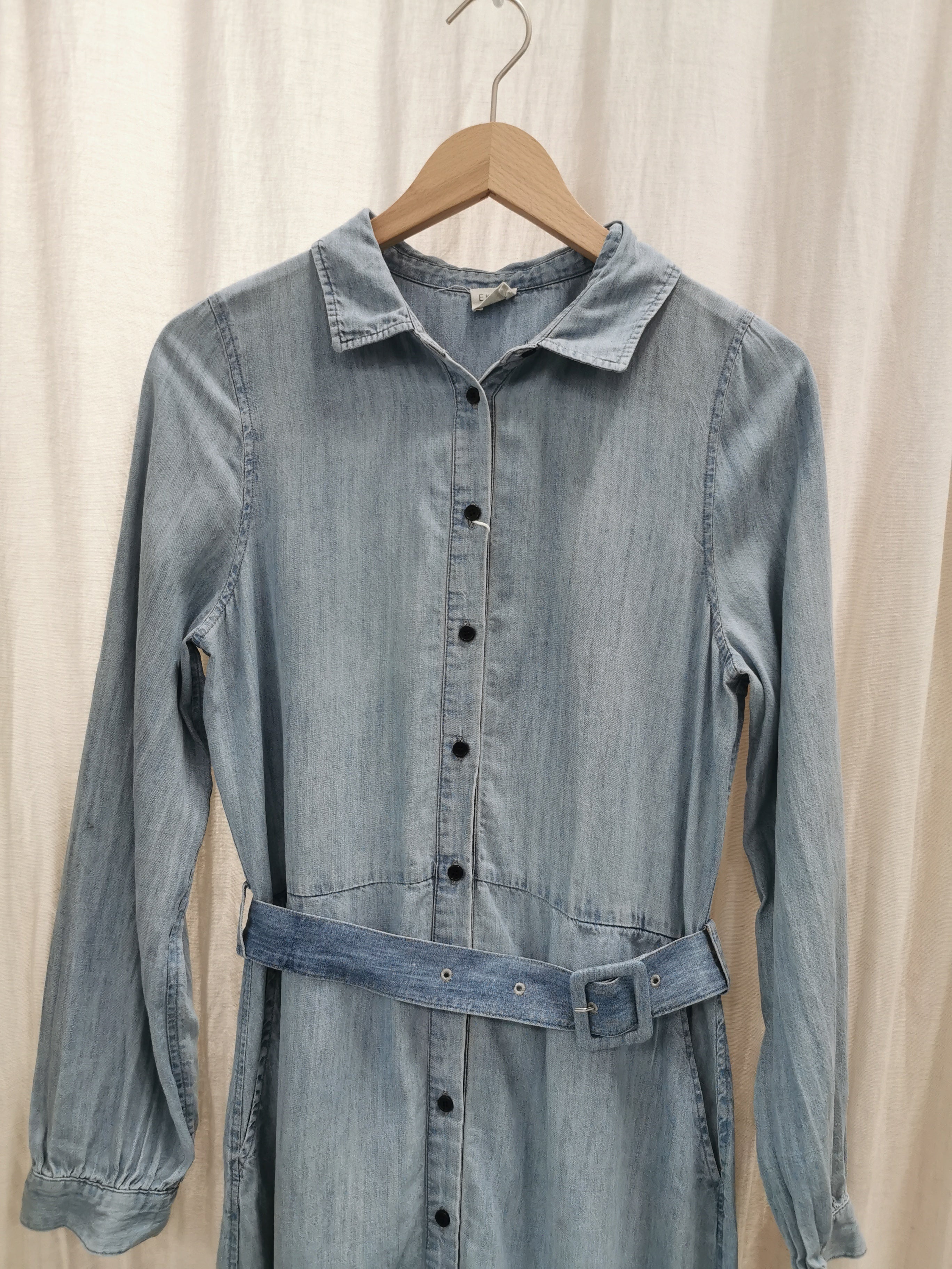 JEANS DRESS WITH BELT