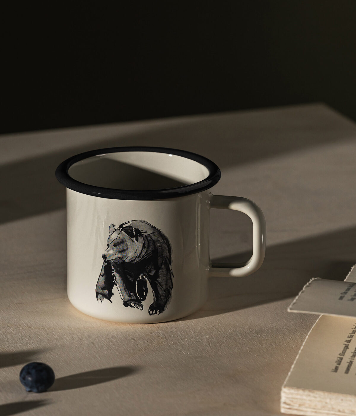 BEAR ENAMEL MUG