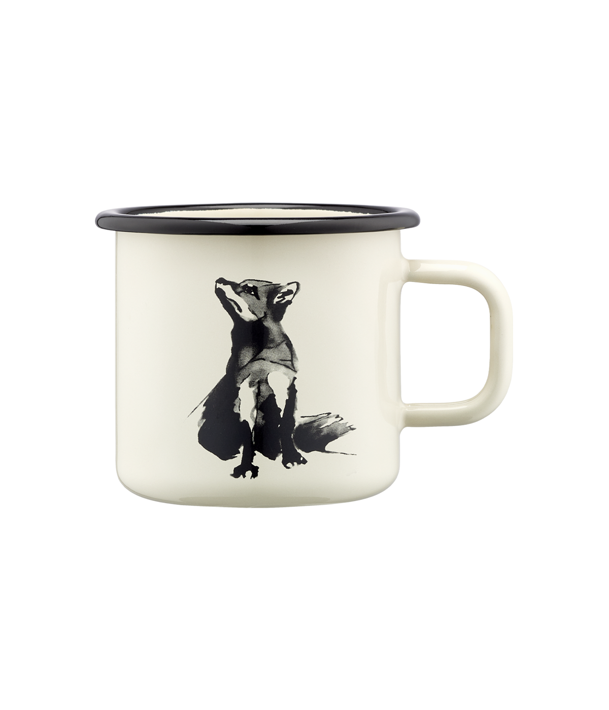 FOX ENAMEL MUG