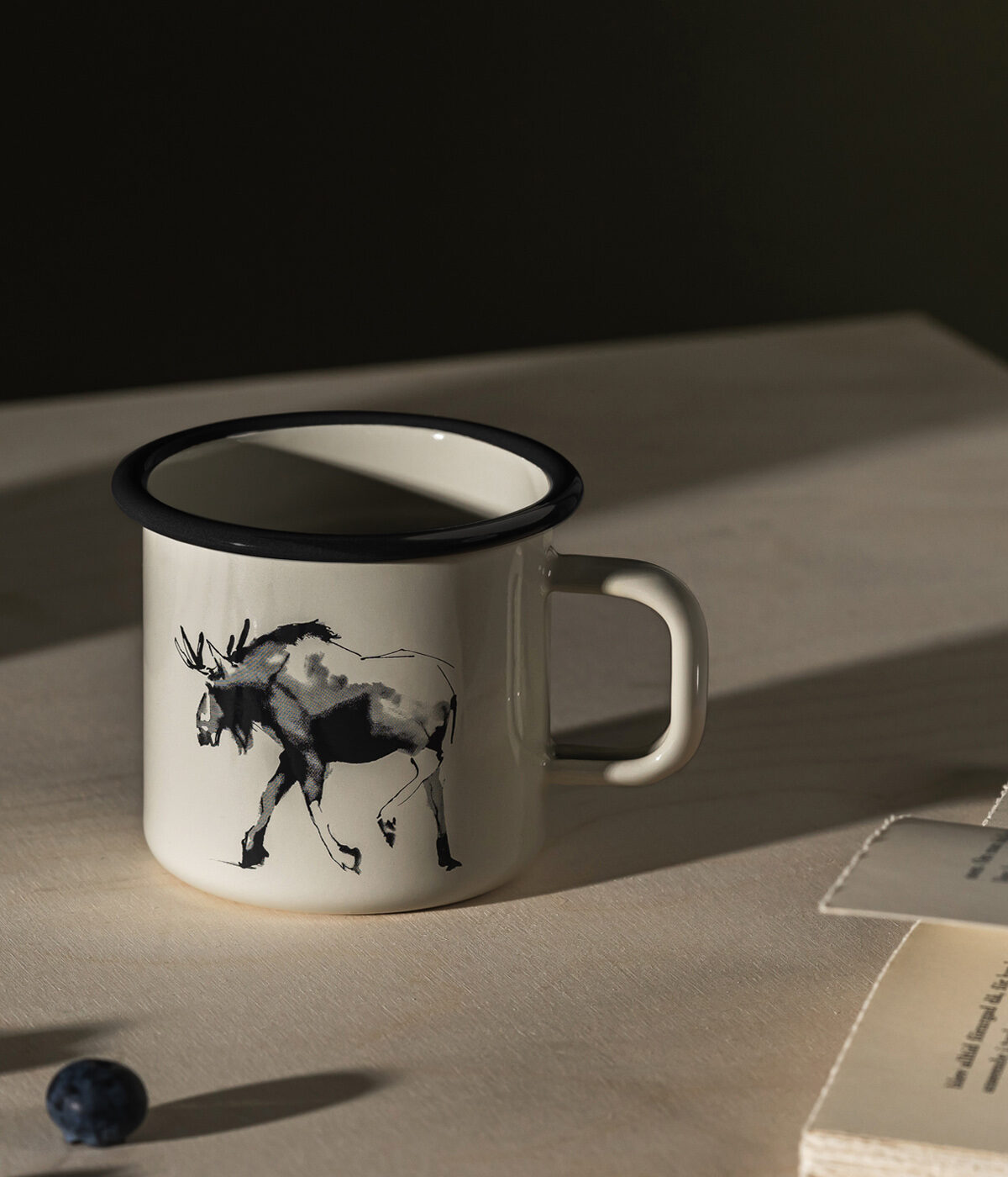 MOOSE ENAMEL MUG