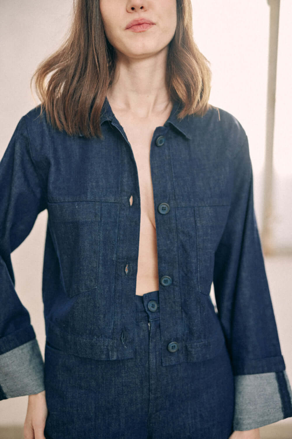 NAVY DENIM JACKET