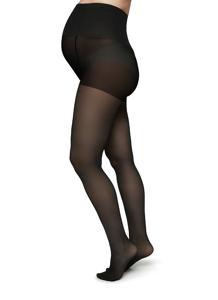 AMANDA MATERNITY TIGHTS, Black